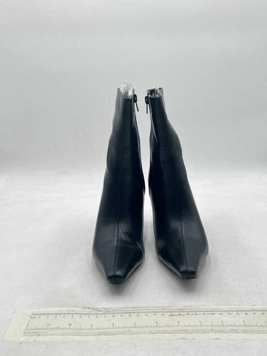 Womens Stiletto High Heels Fashion Ankle Boots Slip On  Black Women Fashion High Heel Ankle Boots Closed Toe Stilettos Zipper Fall Shoes